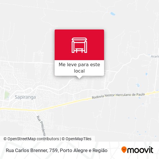 Rua Carlos Brenner, 759 mapa