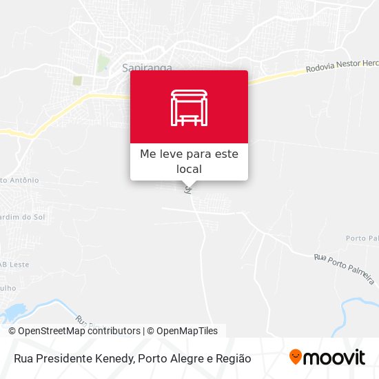 Rua Presidente Kenedy mapa