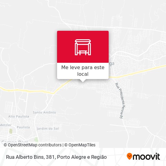 Rua Alberto Bins, 381 mapa