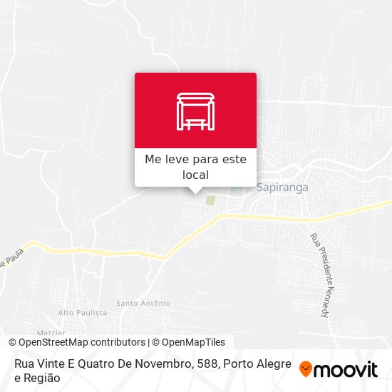 Rua Vinte E Quatro De Novembro, 588 mapa