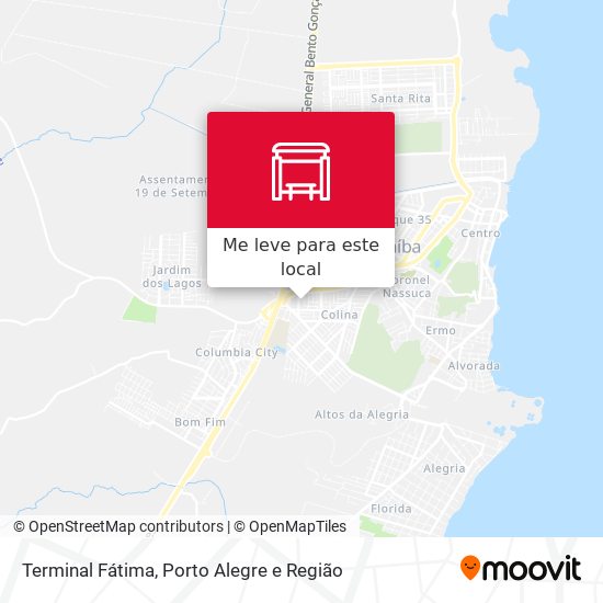 Terminal Fátima mapa