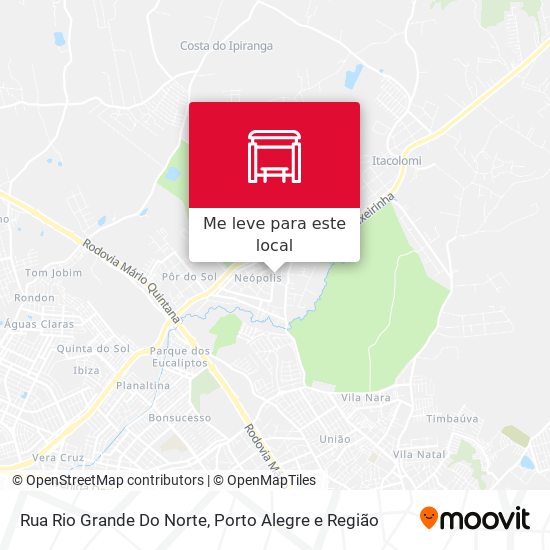 Rua Rio Grande Do Norte mapa