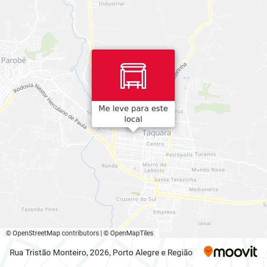 Rua Tristão Monteiro, 2026 mapa