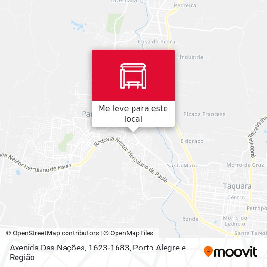 Avenida Das Nações, 1623-1683 mapa