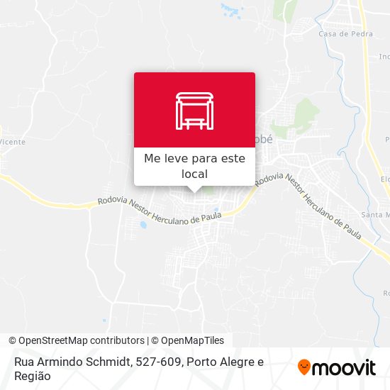 Rua Armindo Schmidt, 527-609 mapa