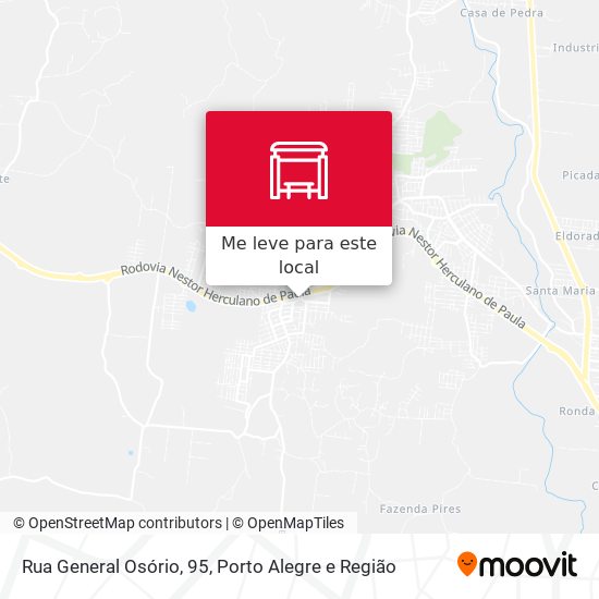 Rua General Osório, 95 mapa