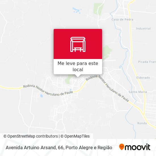 Avenida Artuino Arsand, 66 mapa
