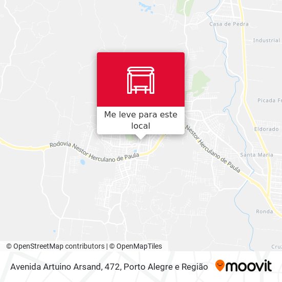 Avenida Artuino Arsand, 472 mapa