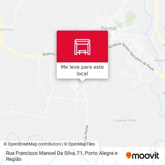 Rua Francisco Manoel Da Silva, 71 mapa