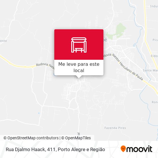 Rua Djalmo Haack, 411 mapa