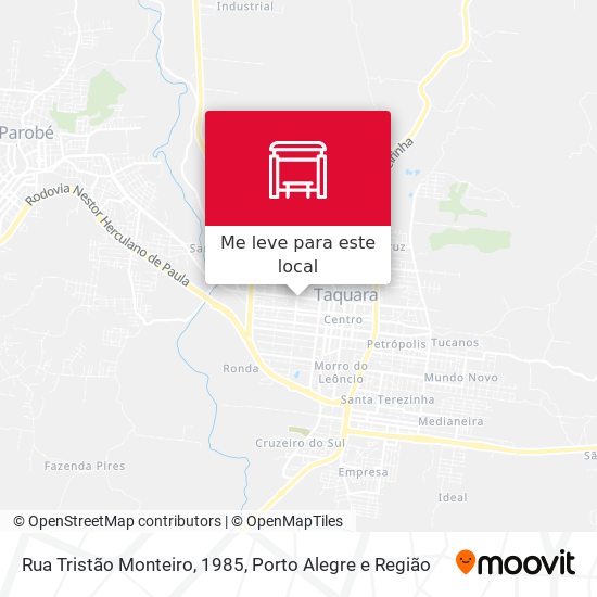 Rua Tristão Monteiro, 1985 mapa