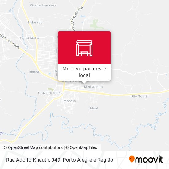 Rua Adolfo Knauth, 049 mapa