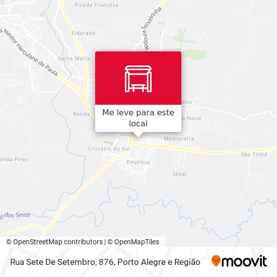 Rua Sete De Setembro, 876 mapa