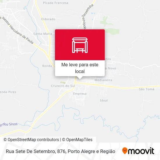 Rua Sete De Setembro, 876 mapa