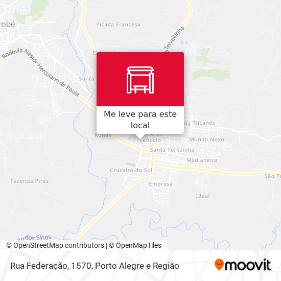 Rua Federação, 1570 mapa