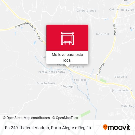 Rs-240 - Lateral Viaduto mapa