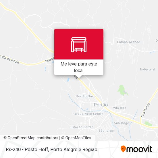 Rs-240 - Posto Hoff mapa