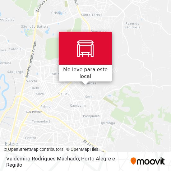 Valdemiro Rodrigues Machado mapa