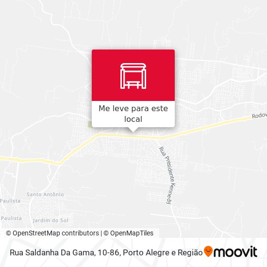 Rua Saldanha Da Gama, 10-86 mapa