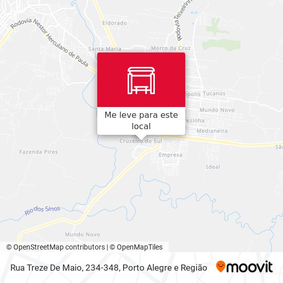 Rua Treze De Maio, 234-348 mapa