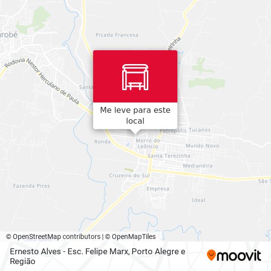Ernesto Alves - Esc. Felipe Marx mapa