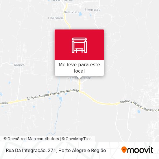 Rua Da Integração, 271 mapa