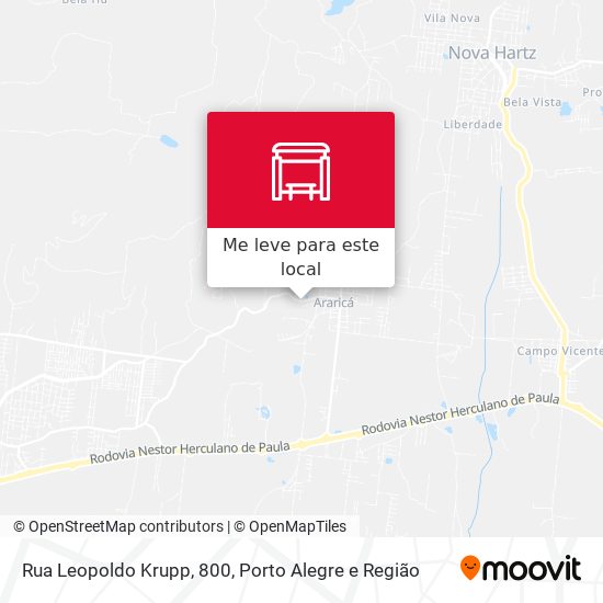 Rua Leopoldo Krupp, 800 mapa