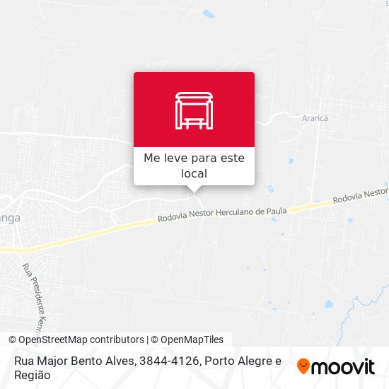 Rua Major Bento Alves, 3844-4126 mapa