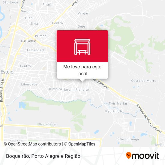 Boqueirão mapa