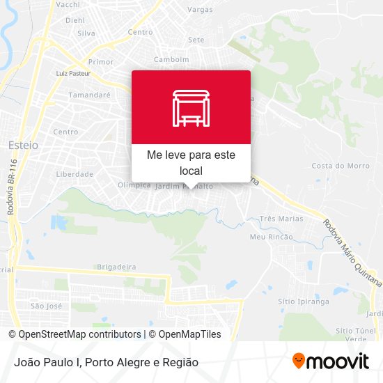 João Paulo I mapa
