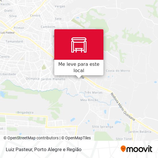 Luiz Pasteur mapa