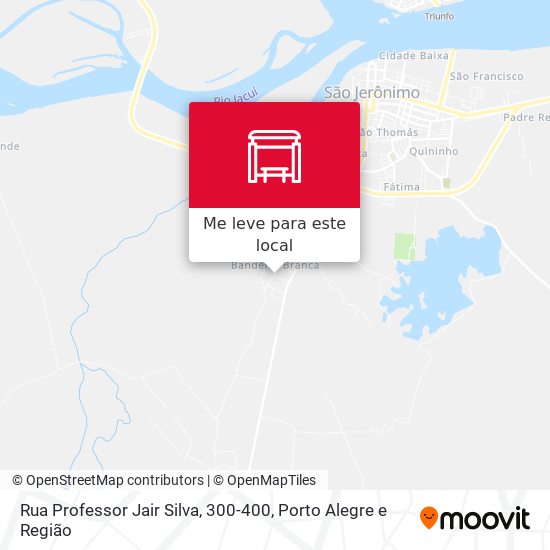 Rua Professor Jair Silva, 300-400 mapa