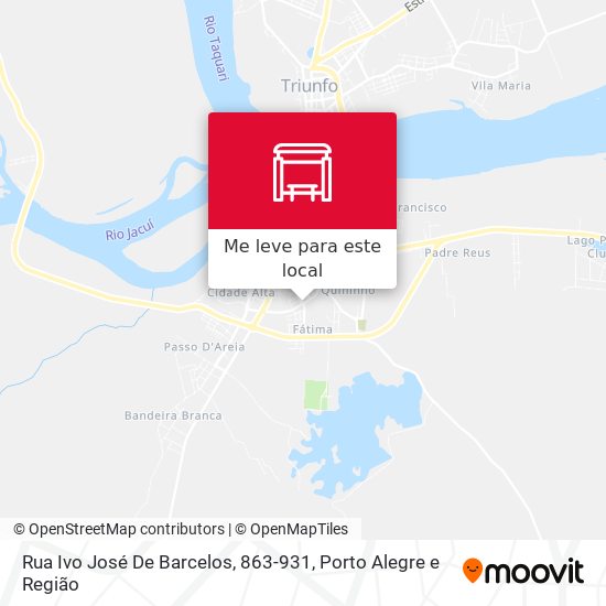 Rua Ivo José De Barcelos, 863-931 mapa