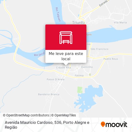 Avenida Maurício Cardoso, 536 mapa