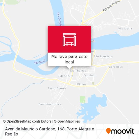 Avenida Maurício Cardoso, 168 mapa