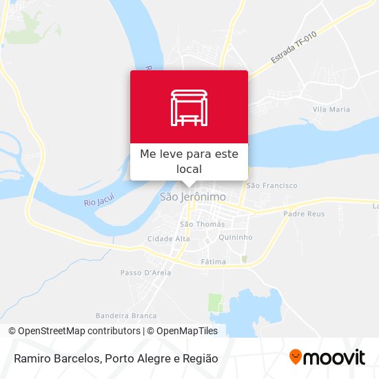 Ramiro Barcelos mapa