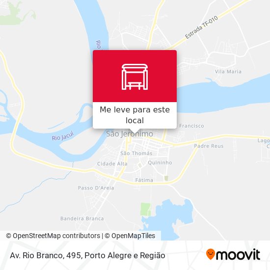 Av. Rio Branco, 495 mapa