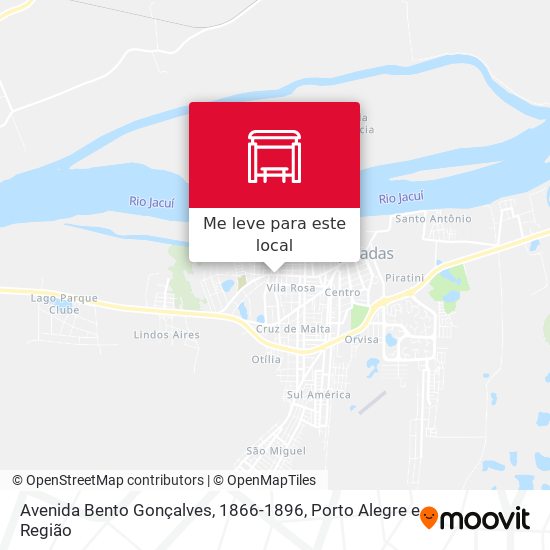 Avenida Bento Gonçalves, 1866-1896 mapa
