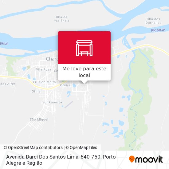 Avenida Darcí Dos Santos Lima, 640-750 mapa