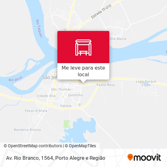 Av. Rio Branco, 1564 mapa