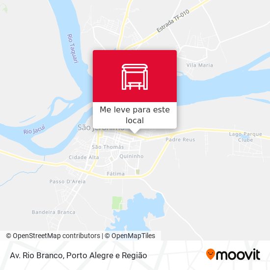 Av. Rio Branco mapa