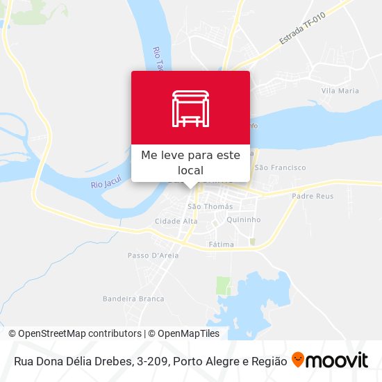 Rua Dona Délia Drebes, 3-209 mapa