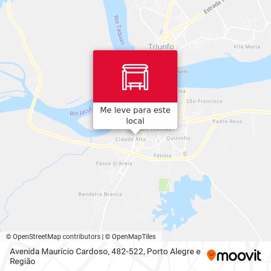 Avenida Maurício Cardoso, 482-522 mapa