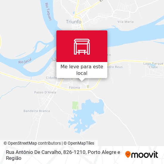 Rua Antônio De Carvalho, 826-1210 mapa
