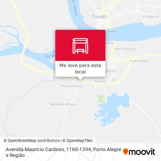 Avenida Maurício Cardoso, 1160-1394 mapa