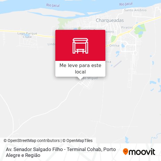 Av. Senador Salgado Filho - Terminal Cohab mapa