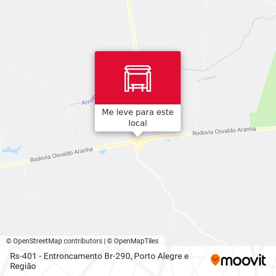 Rs-401 - Entroncamento Br-290 mapa