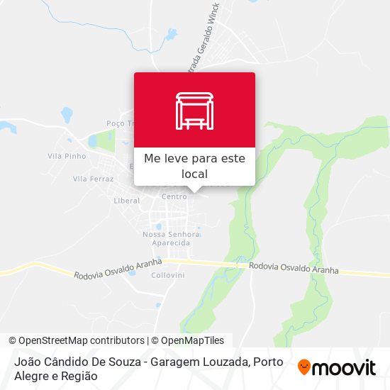 João Cândido De Souza - Garagem Louzada mapa