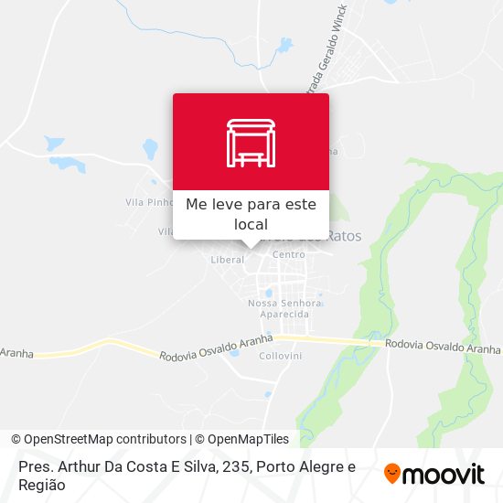 Pres. Arthur Da Costa E Silva, 235 mapa