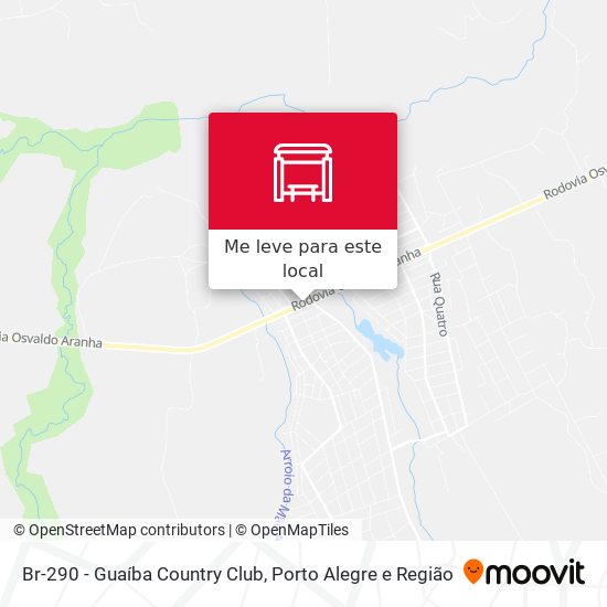 Br-290  - Guaíba Country Club mapa